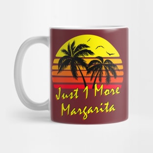 Just 1 More Margarita Retro Sunset Mug